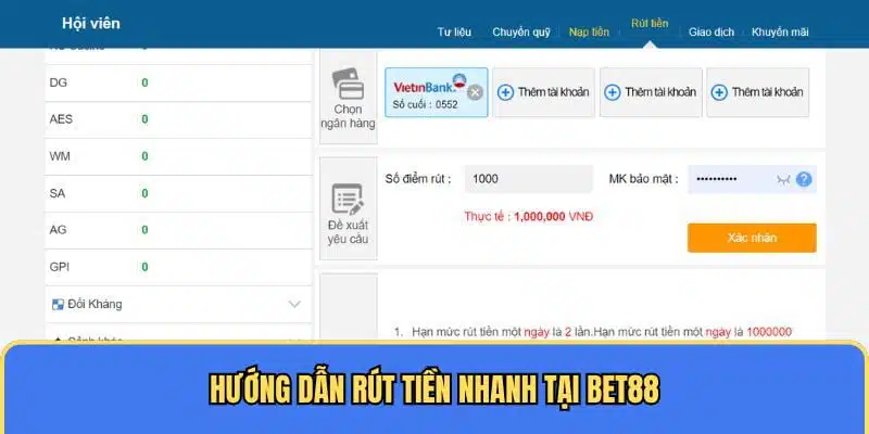 Chỉ sau ba thao tác là tiền có thể về tài khoản bạn nhanh chóng